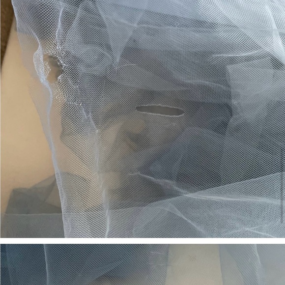 Wardrobe by Dulcinea Nora Skirt Womens Large Ombre Blue Wedding Formal Fairy - Picture 3 of 6